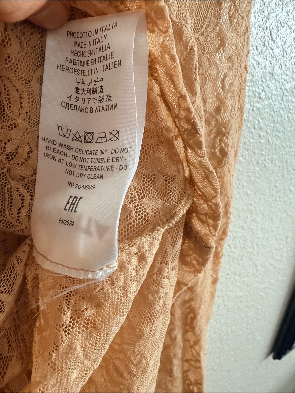 Vivetta Lace Mock Turtleneck - Nude - XS - Picture 6 of 6